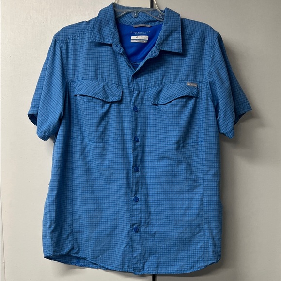 Columbia Other - Columbia Blue Plaid Short Sleeve Button-Up
